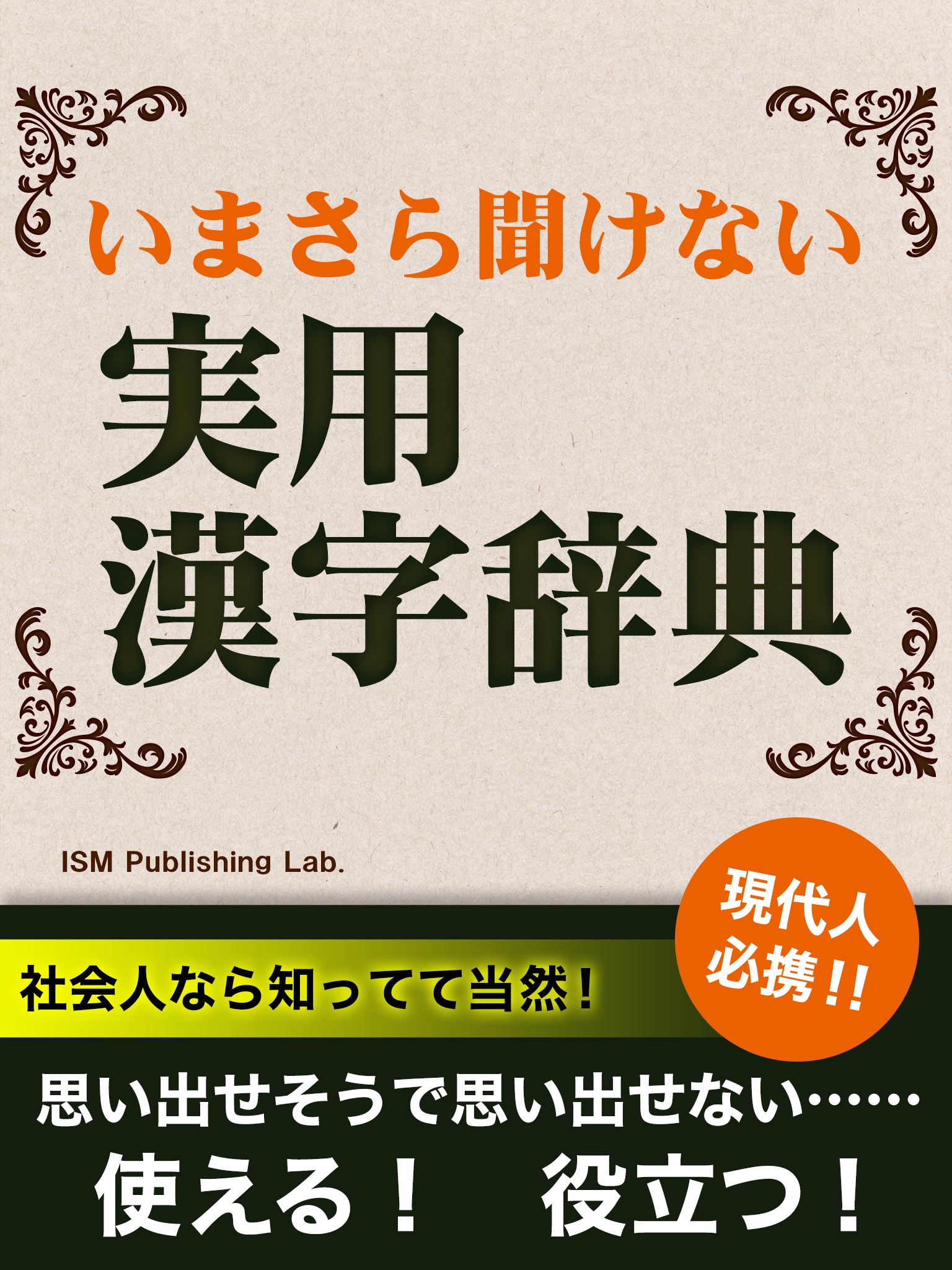 いまさら聞けない　実用漢字辞典